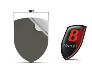Bentley Décalcos Vitre Arrière Tuning Étoile Robuste